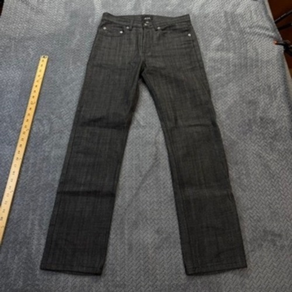 A.P.C. New Standard Jeans Mens 30x30 Black Straight Leg Button Fly Denim Pants